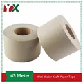 YX 45M Nass Wasser Kraft Papier Klebeband Verstärkt Gummierte Dicht Band für Kunst zeichnung-in Band aus Heimwerkerbedarf bei
