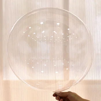 

50pcs No wrinkles Clear Bubble Balloons Transparent Helium Balloons Wedding Brithday Party Decor Globos Diy Love Valentine's Day