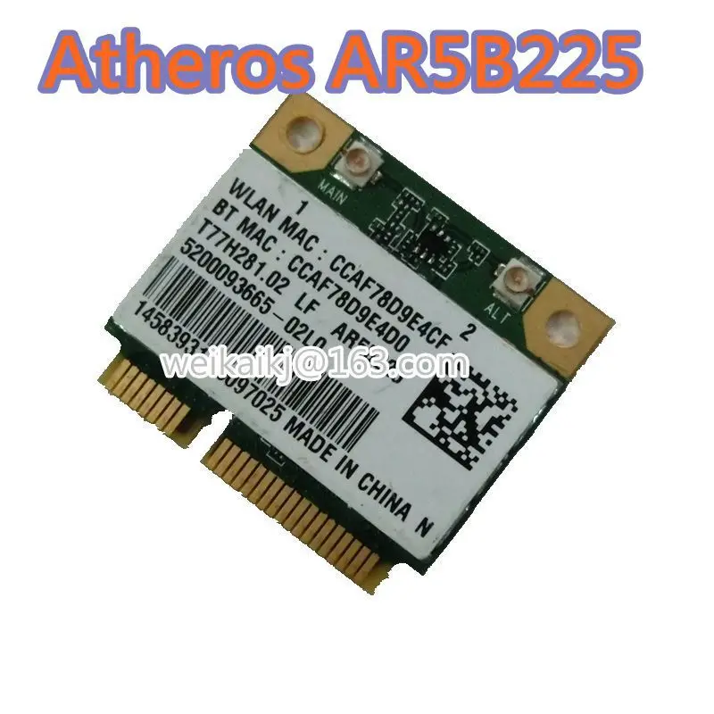 NEW BCM943224 Dual band 2.4 /& 5.8GHZ Wi-Fi WLAN 802.11n MINI PCI Wireless Card