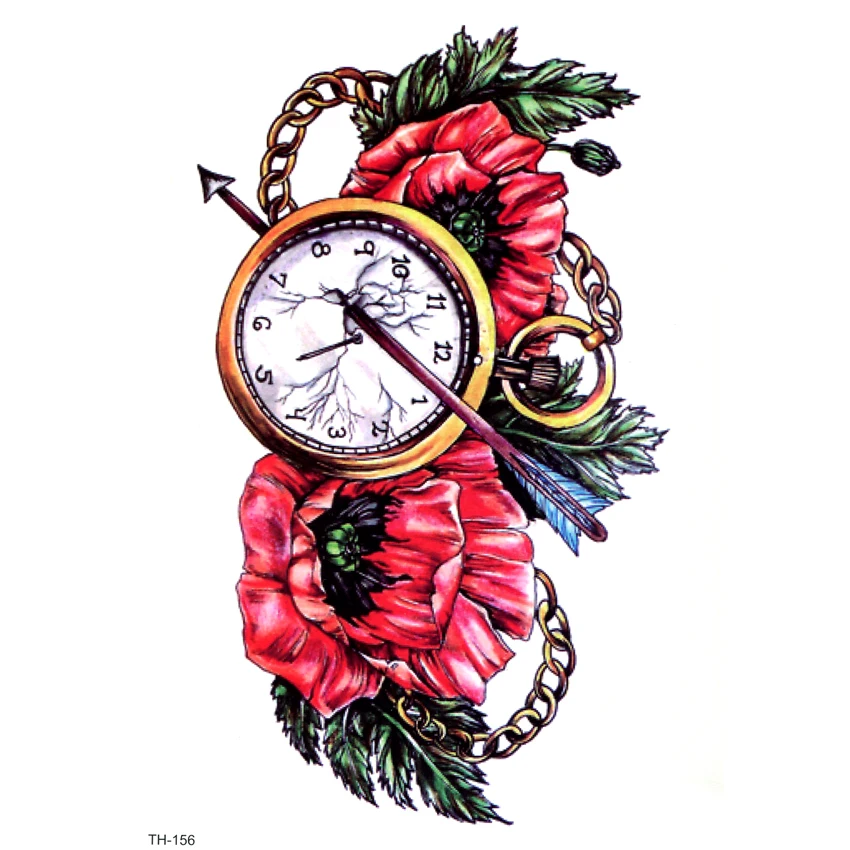 

Водостойкая Временная тату-наклейка с замороженными розами, тату-наклейка, Временный фестиваль, цветок, искусственная татуировка, рукав, 3d наклейка s