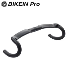 BIKEIN Lite 3k Carbon Aerodynamics Road Handlebar 400/420/440mm Cycling Bike Drop Bar Matte/Glossy Bicycle Parts Ultralight 250g