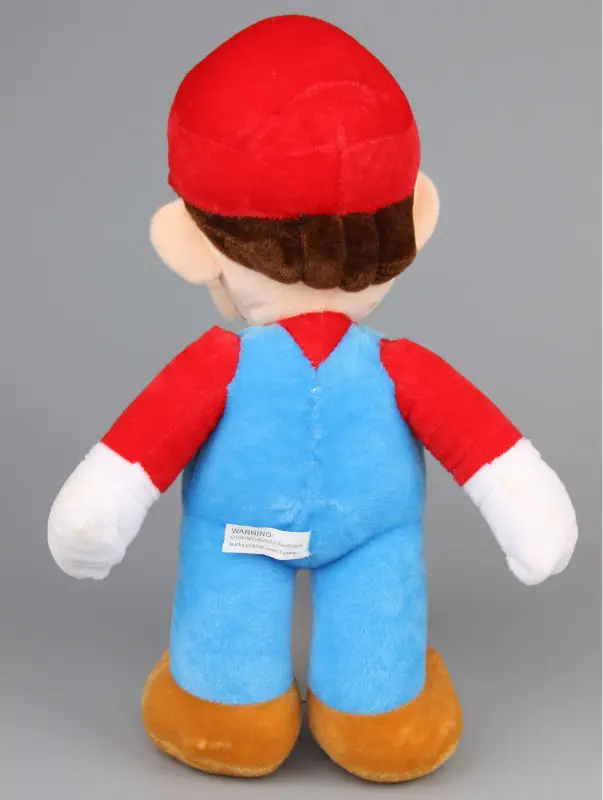 Супер Марио Bros Марио и Луи Мягкие плюшевые игрушки мягкие куклы 1" 35 см