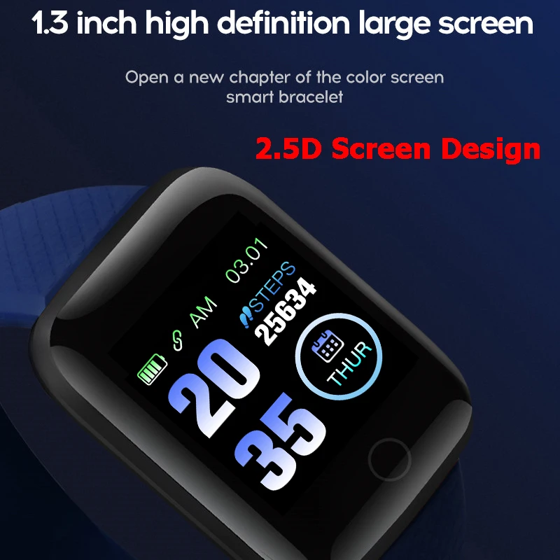 MAFAM 116 Plus smart watch men women android IOS waterproof smartwatch whatsapp fitness tracker smart band blood pressure watch