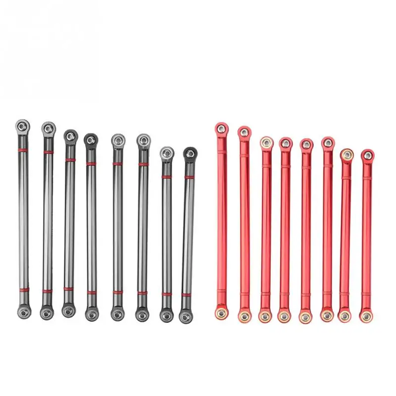 8Pcs Chassis Aluminium Alloy Link Rod for SCX10 1/10 Scale 313mm