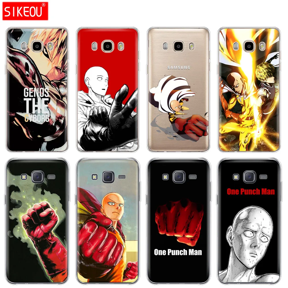 Силиконовый чехол для телефона Samsung Galaxy J1 J2 J3 J5 J7 MINI 2016 2015 prime anime One Punch Man | Мобильные