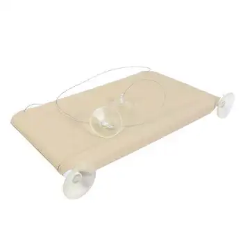 

2019 New Saving Pet Hammock Window Mounted Cat Beds Mats Cushion Hanging Shelf Resting Seat with Suction Pet Supplies