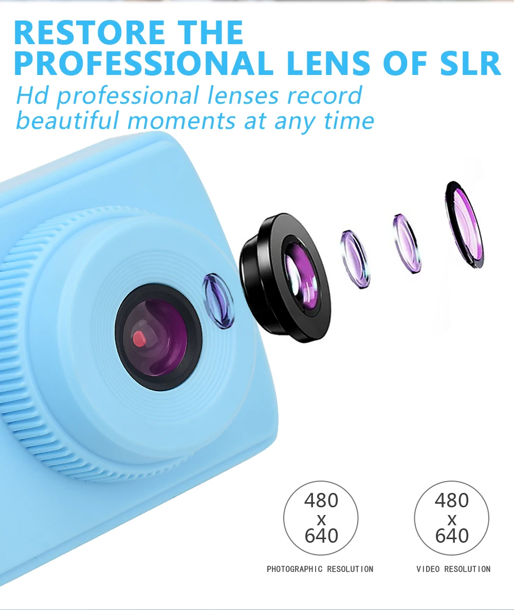 YLW NEW Mini Cheap Kids Toys Digital Video Game Camera