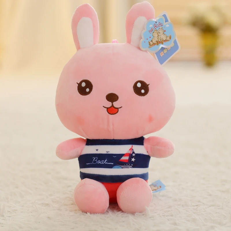pink rabbit soft toy