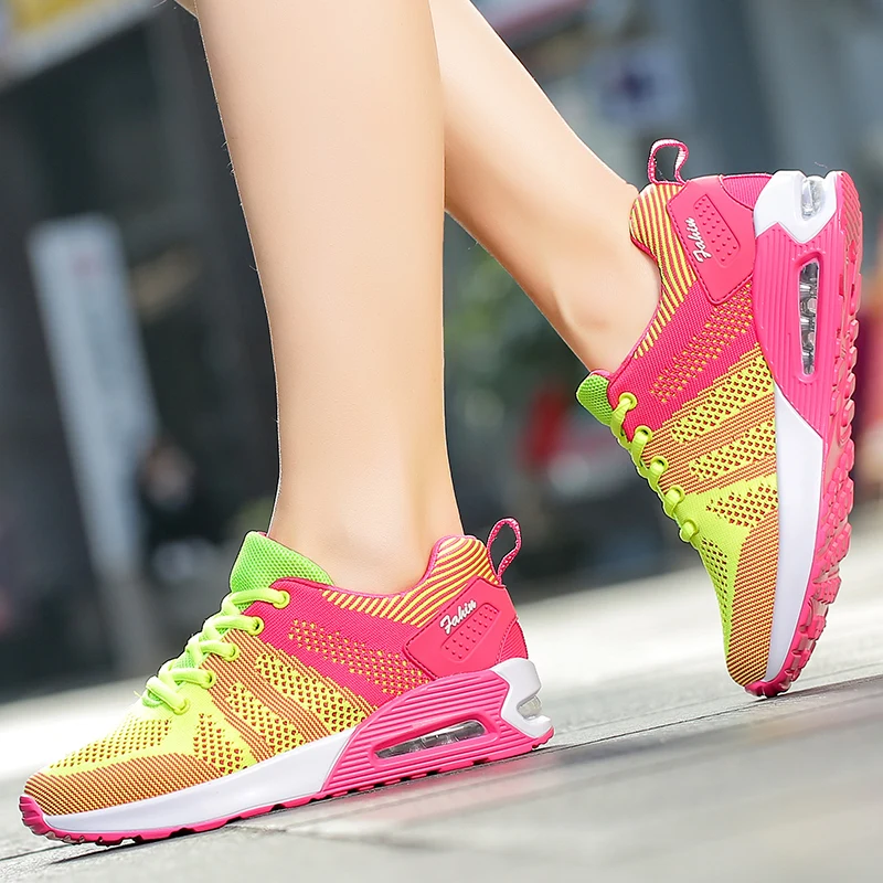 2019 جديد الخريف تنس أحذية للنساء التنس Feminino Zapatillas Deportivas موهير تنفس عدم الانزلاق منصة حذاء للجيم النساء