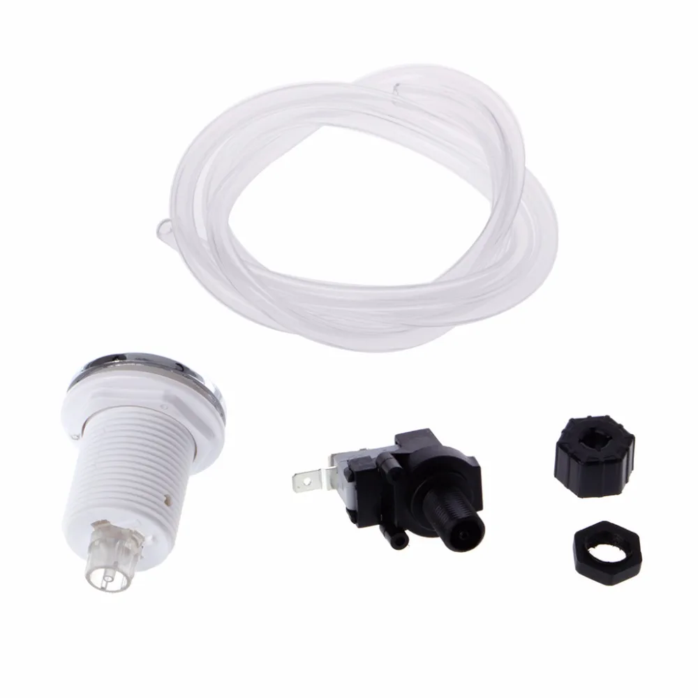 

16A On Off Push Air Button Switch Jet Tool Set Bath Spa Tubing Kits For Home Tools