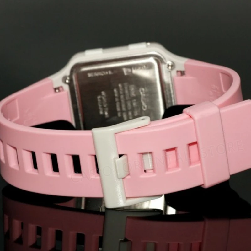 Casio новые спортивные модные женские часы водонепроницаемые цифровые розовые relogio