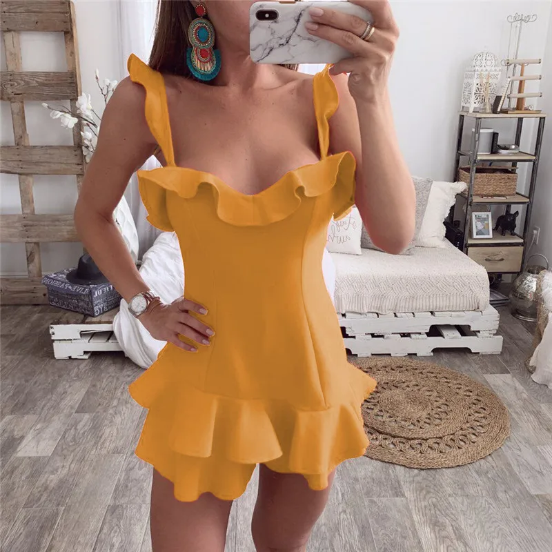 Waliicorners Beach Evening Party Mini Dress Ladies Beachwear Sleeveless Backless Ruffle Dress 17 HTB1AltpUIfpK1RjSZFOq6y6nFXad