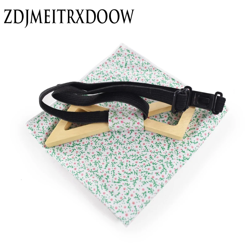  Men ties designers fashion handkerchief Set Men tie Striped fashion Dot Wooden tie quality wedding 