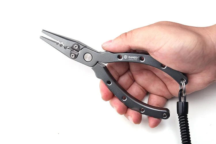 

Ganzo High quality Multi Combination Pliers Fishing pliers Stainless Steel Knife Pliers tool Luya pliers with chain