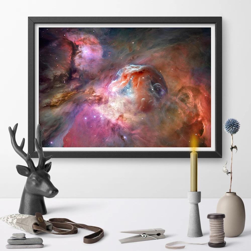 The Great Galaxy Orion Nebula созвездие холст печать Настенная картина плакат и принты