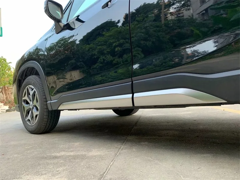 

Car-Styling Accessories For Subaru Forester 2019 ABS Chrome Side Door Body Cover Trim Sticker Strip Molding Decoration 4pcs/set