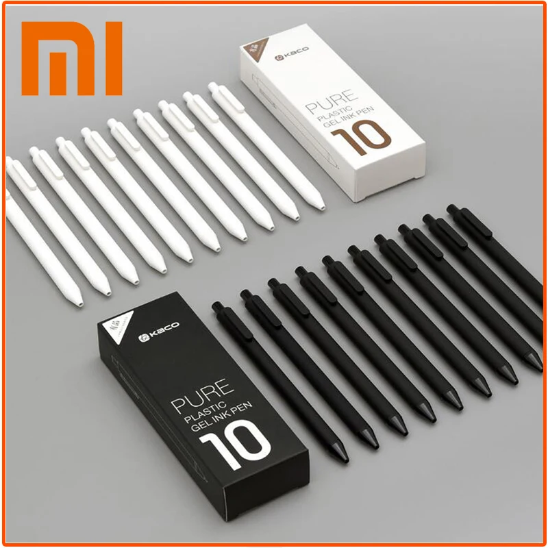 Original Xiaomi Sign Pens 0.5mm Write Ball Pen Durable gel pen 10pc/set