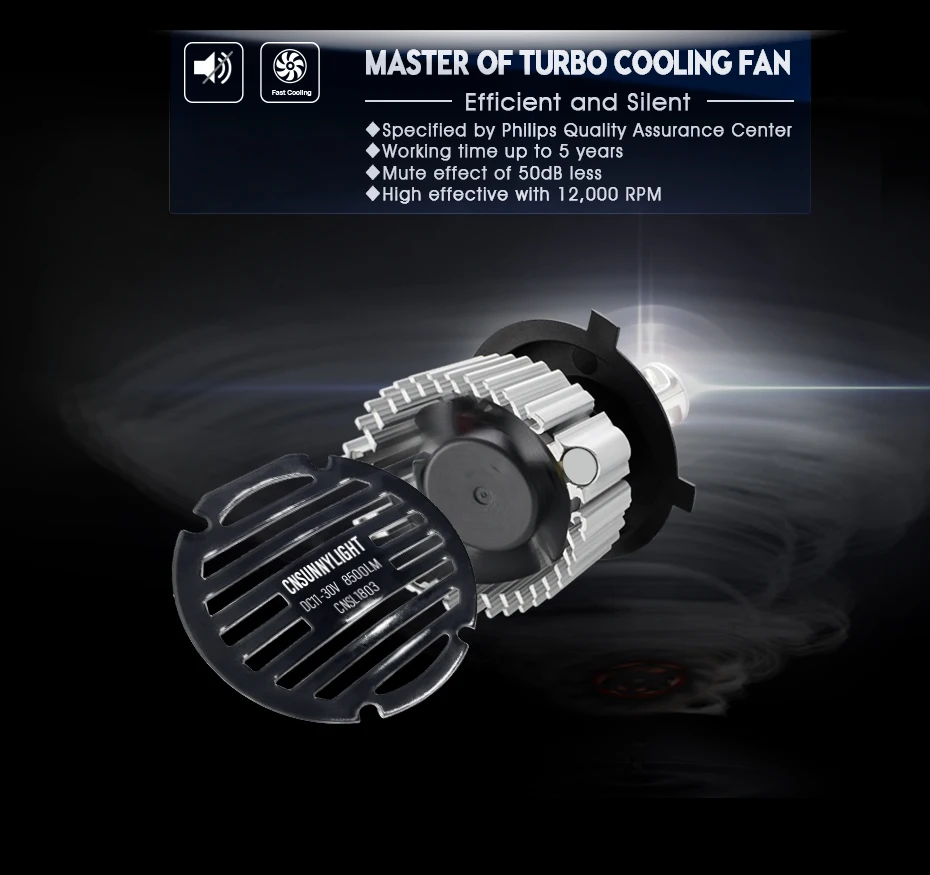 CNSUNNYLIGHT H4 HB2 9003 HIGH LOW BULB (7)