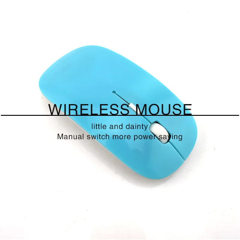 Беспроводная мини-мышь для Mac USB Оптический 2,4 ГГц приемник мыши для ноутбука ноутбук ПК настольный компьютер для Macbook ультра тонкий