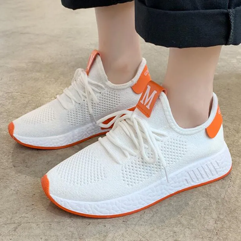 

New air Mesh platform shoes women sneakers 2019 fashion women casual shoes Ladies white Trainers chaussure femme Plus size 35-40