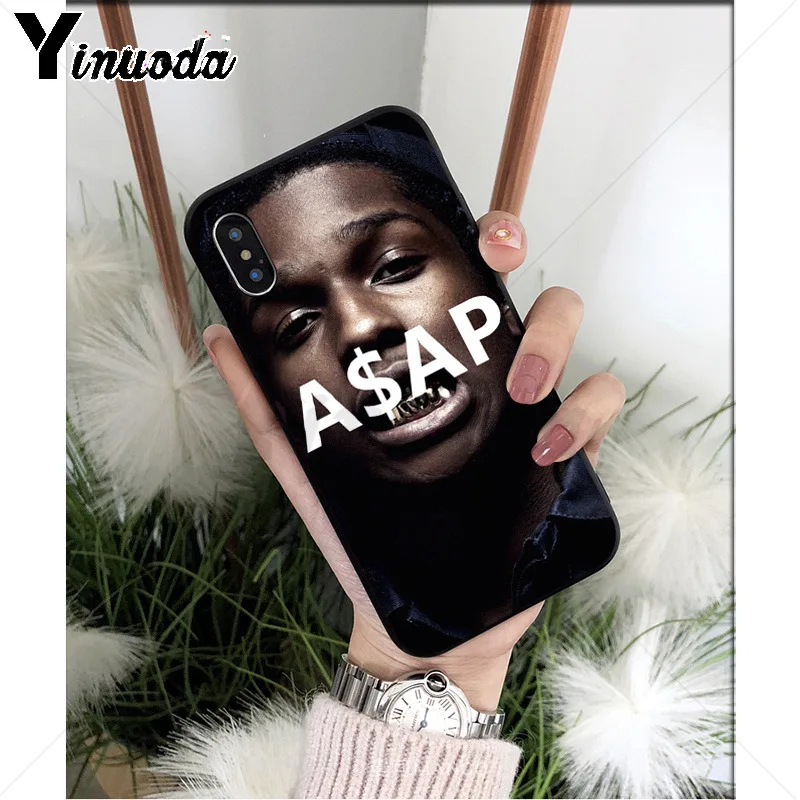 Yinuoda ASAP Rocky Rapper высококачественный чехол для телефона для iPhone 5 5Sx 6 7 7plus 8 8Plus X XS MAX XR