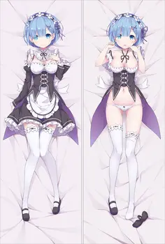 

cirno's Store re zero kara hajimeru isekai seikatsu characters rem & ram pillow cover Beatrice & emilia Dakimakura pillowcase