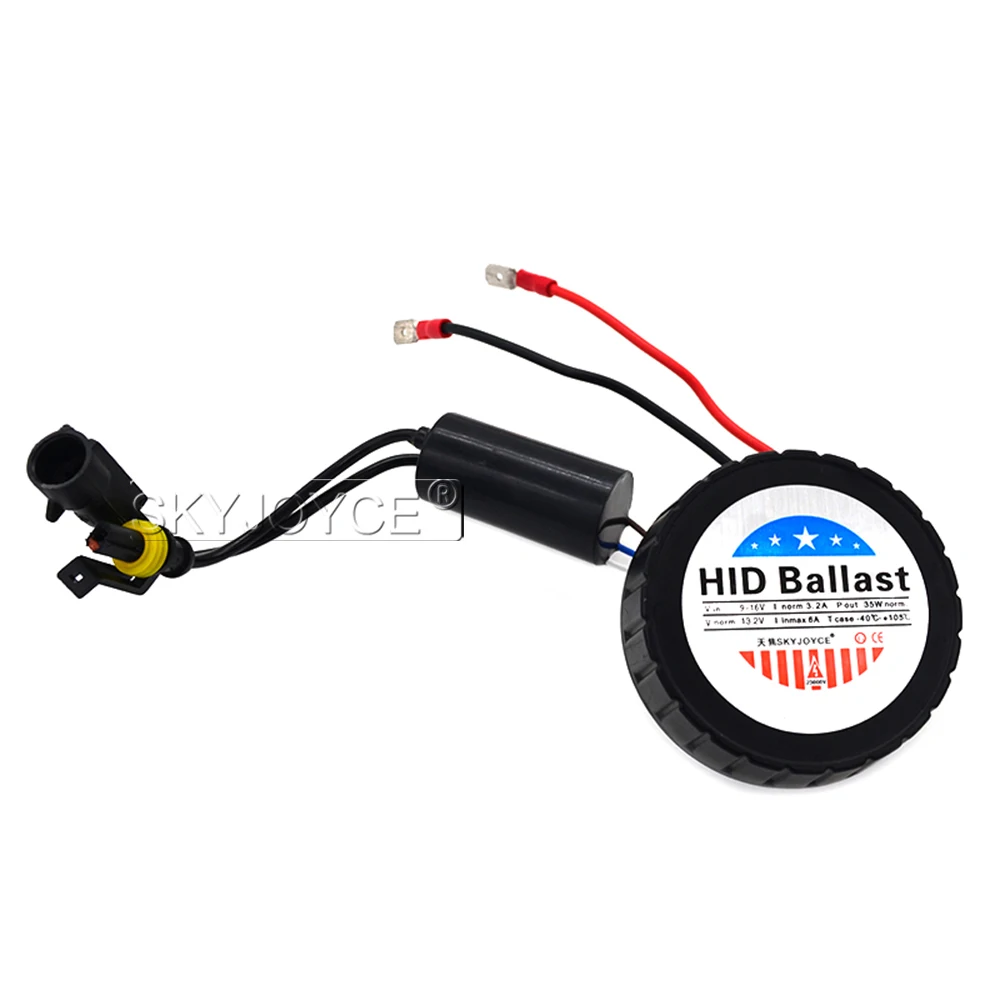 SKYJOYCE 2018 New AC 12V 35W HID Xenon Ballast Mini All In One Car Headlight Round HID Ballast For H1 H7 H11 35W Xenon HID Kit (9)