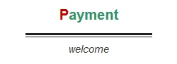 payment