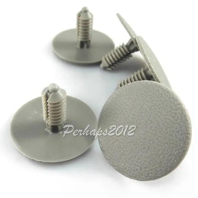 10x OEM Headliner Clip For Ford Head Liner Retainer Grey Nylon Rivet