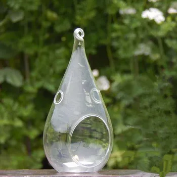 

8pcs/pack 8*16cm Hand Made Glass Candle Holder Diameter=8cm Height=16cm Wedding Decoration Two Small Holes Candle Holder