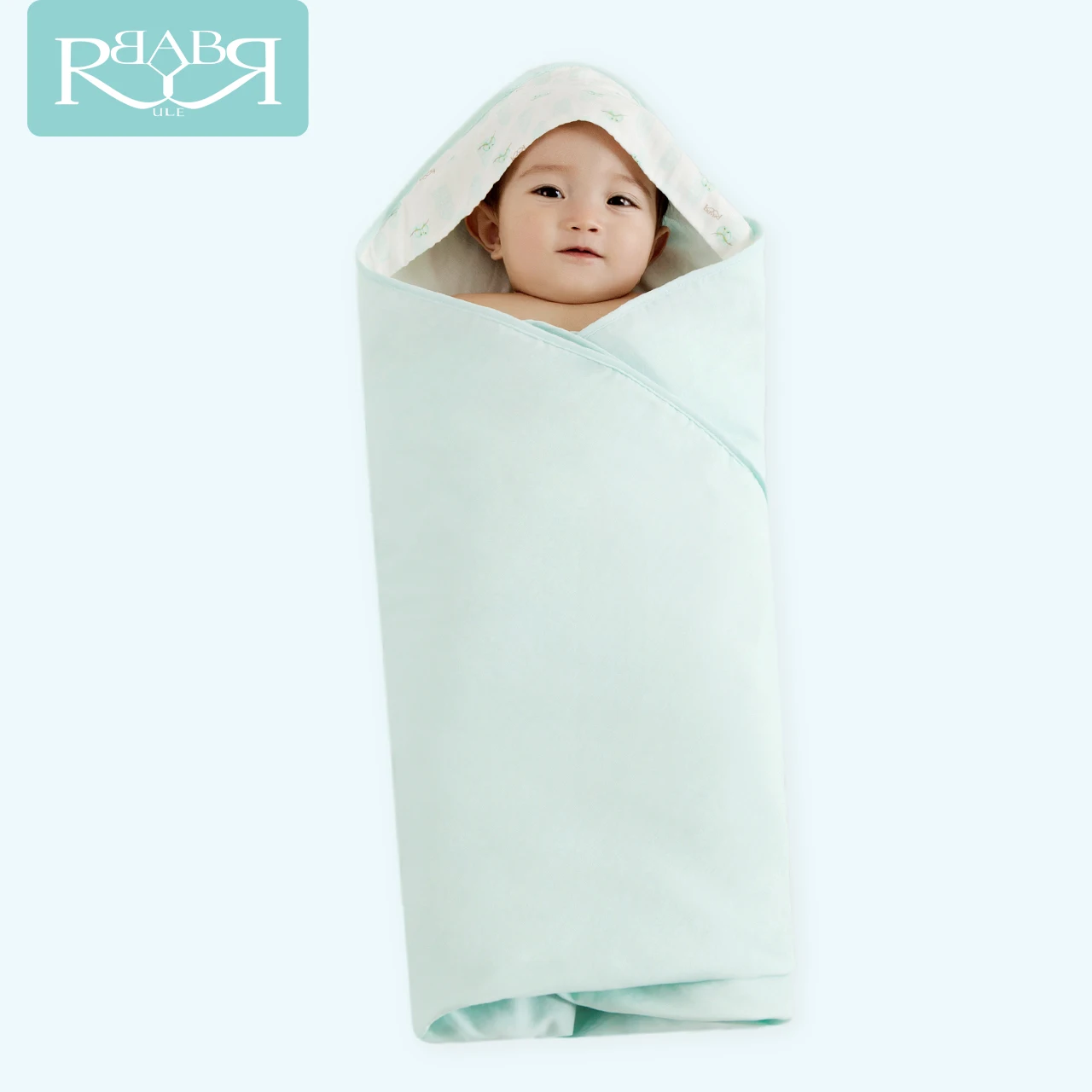 

Babyruler Baby Newborn Shower Bath Towel Cotton Absorbent Gauze Scarf Children Hooded Cloak