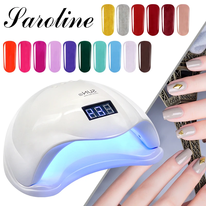 Saroline Drying Lamp for Nail Design 48W LED Nail Dryers Cure UV Gel