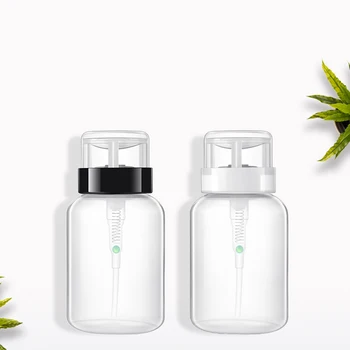 

1PC MultiFunction Portable Cosmetic Tool Plastic Nail Art Pump Dispenser Spray Bottle Polish Remover Container 200ML