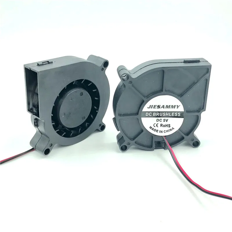 

JIESAMMY 60mm blower fan 12v 24v 5v with USB 6cm Centrifugal Cooler for PC Computer Case 60x60x15mm 6cm small blower fans