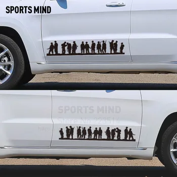 

10 Pairs SPORTS MIND Band of Brothers Door Car sticker For ford Renault seat Nissan Opel Suzuki Peugeot skoda lada KIA Mazda