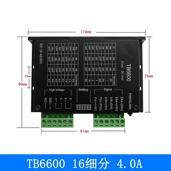 

TB6600 42/57/86 Single Axis Stepper Motor Driver 42V 3A 4.5A 16 Subdivision