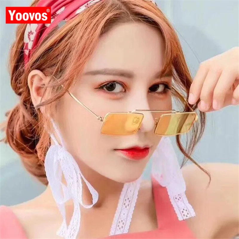 Yoovos 2019 винтажные Квадратные Солнцезащитные очки для женщин новый брендовый
