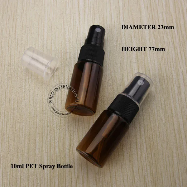 Пластиковая пустая бутылочка с распылителем флакон для духов 10 куб. См