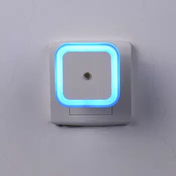 

Auto LED Light Induction Sensor Control Bedroom LED Night Lights Bed Lamp EU Plug 100V-220V 0.5W
