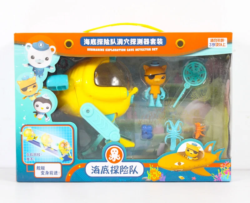 2018 новые Octonauts корабль рыболовная лодка с фигурки животных Kwazi Дети