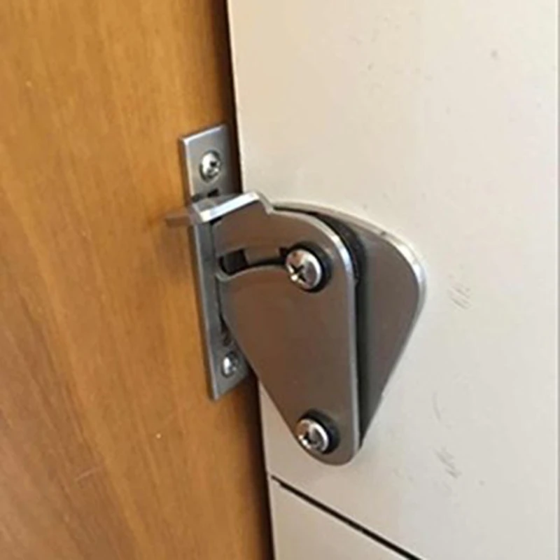 

2019 Household Hardware Stainless Steel American Style Barn Door Lock Sliding Door Lock Wood Gate Doors