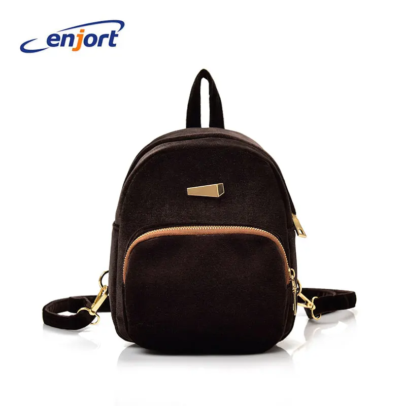 Enjort Women backpack fashion women PU Backpacks ladies girls school bags shoulder bags female bag Mochila