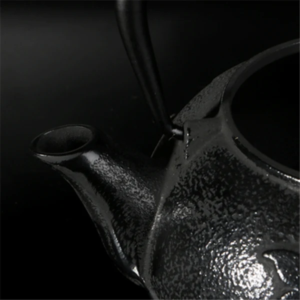 Железный горшок чугунный чайник старый железный горшок 900 мл цветок пиона чугунный чайник чайный набор чайник