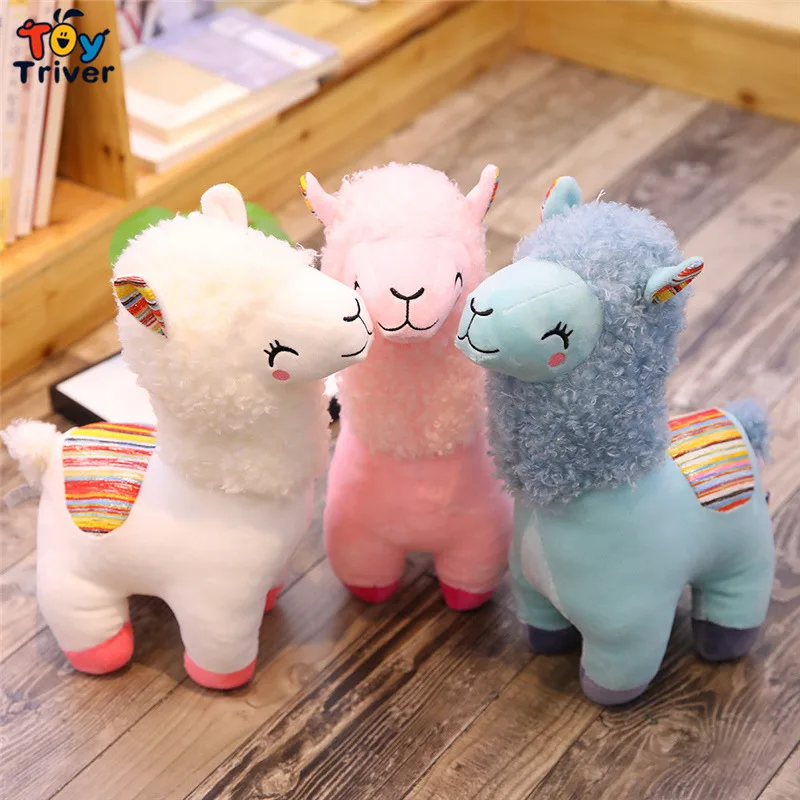 Kawaii Альпака овечка баранина лама мягкие животные куклы плюшевые игрушки Triver