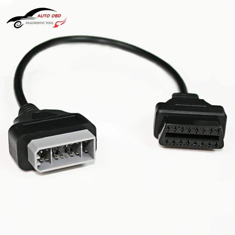 5 шт. 40 см OBD2 кабель 14 контактный штыревой разъем 16 OBDII Диагностика расширения