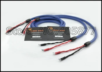 

3M Hifi audio Clear Light Speaker Cable with original box audio speaker wire spade plug cable