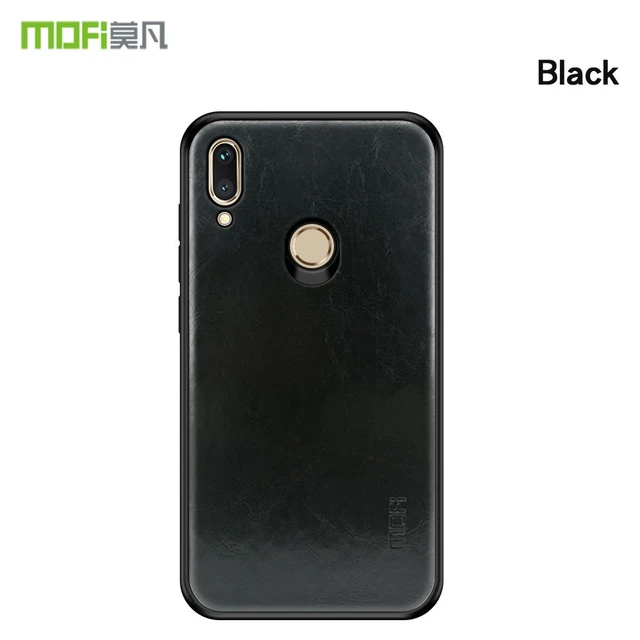 Роскошный чехол MOFI из искусственной кожи+ чехол из термополиуретана и поликарбоната huawei Nova 3, оригинальные чехлы с полной защитой, чехол для телефона huawei Nova 3i - Цвет: Black
