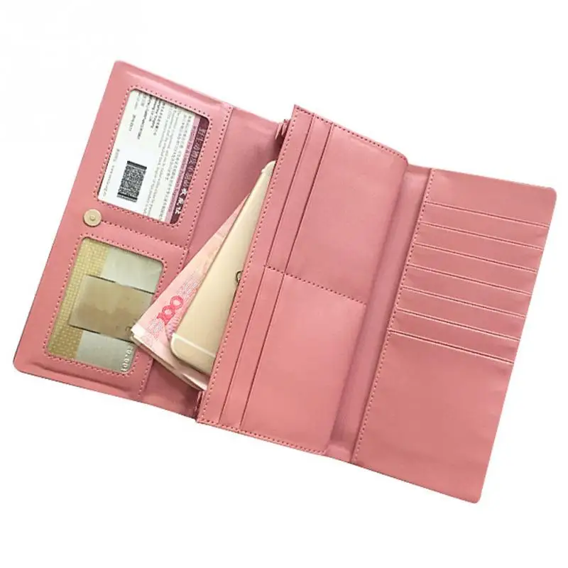 Длинный дизайн бумажник Для женщин кошельки с держатель для карт класса люкс Брендовая Дизайнерская обувь Винтаж карт женские клатчи в форме кошелька