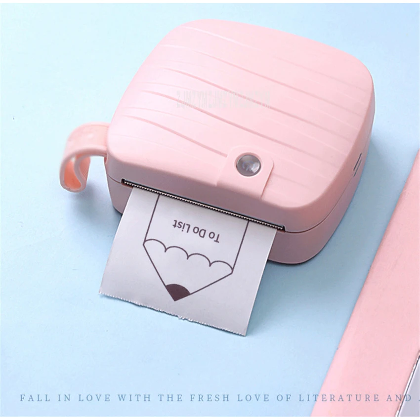 X1 Pocket Mini Thermal Printer Bluetooth 200DPI Portable Sticker Mini Thermal Label Printing Machine for Android iOS Phone