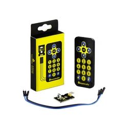 Livraison gratuite! Keyestudio – Kit de Module récepteur IR, (module récepteur + télécommande + ligne dupont à 3 broches) pour Arduino 